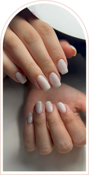 Beige manicure nail polish