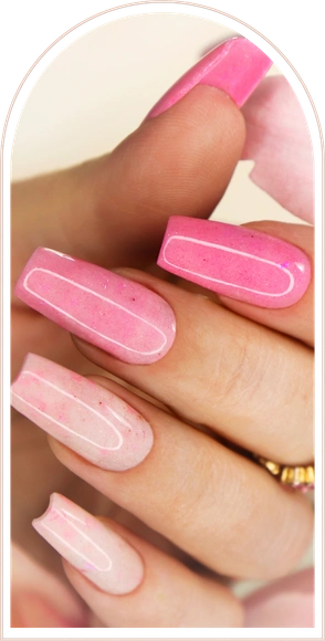 Nail polish pink