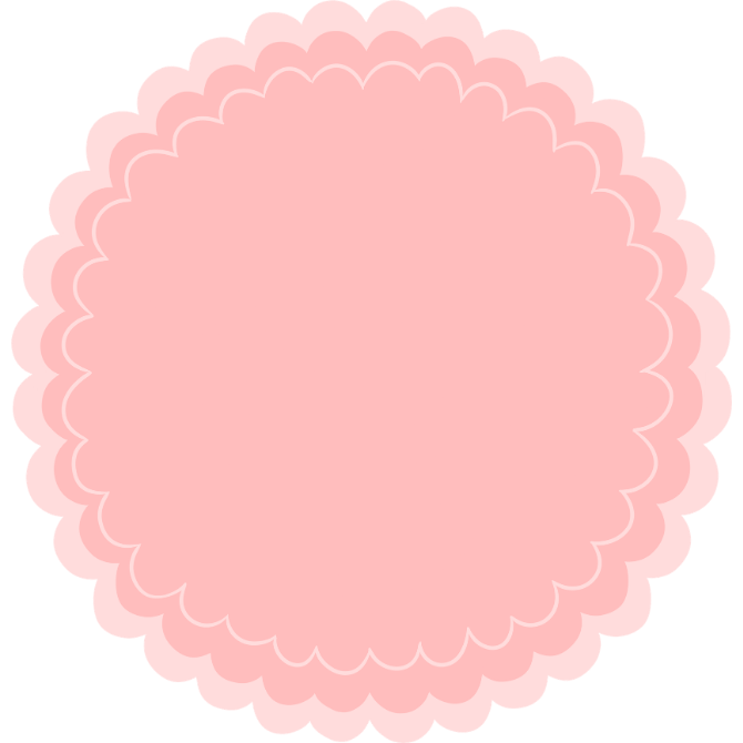 Pink cloud circle